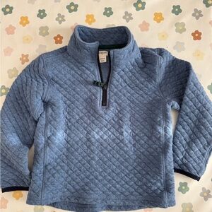 Jcrew Blue Quilted Kids Pullover